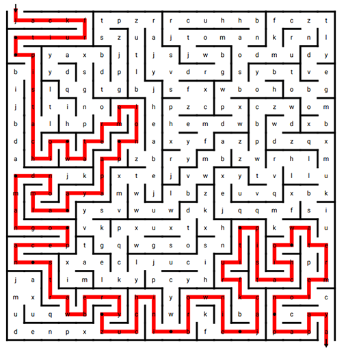 spelling maze