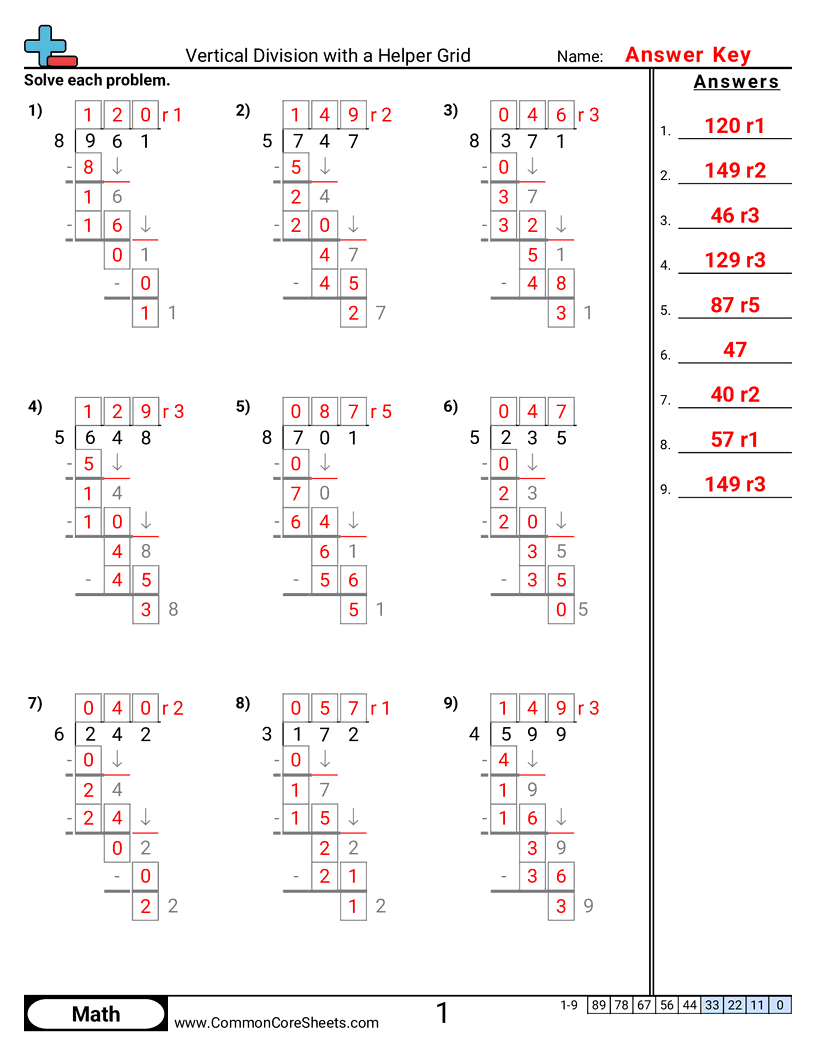 Division Worksheets - 4-d-2-w-remainder worksheet