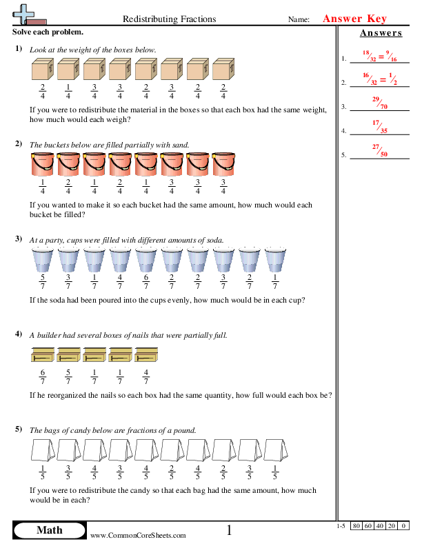  - distributing-fraction-values worksheet
