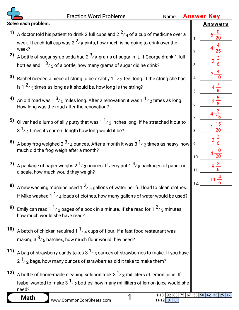 Share - multiplying-fractions worksheet