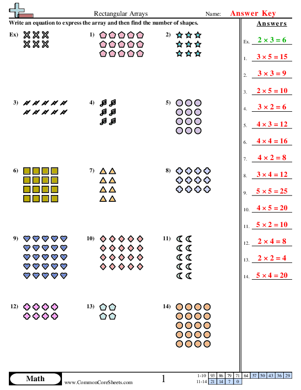  - rectangular-arrays worksheet