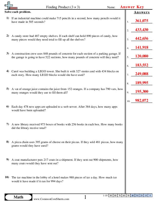  - 3-digit-x-3-digit worksheet