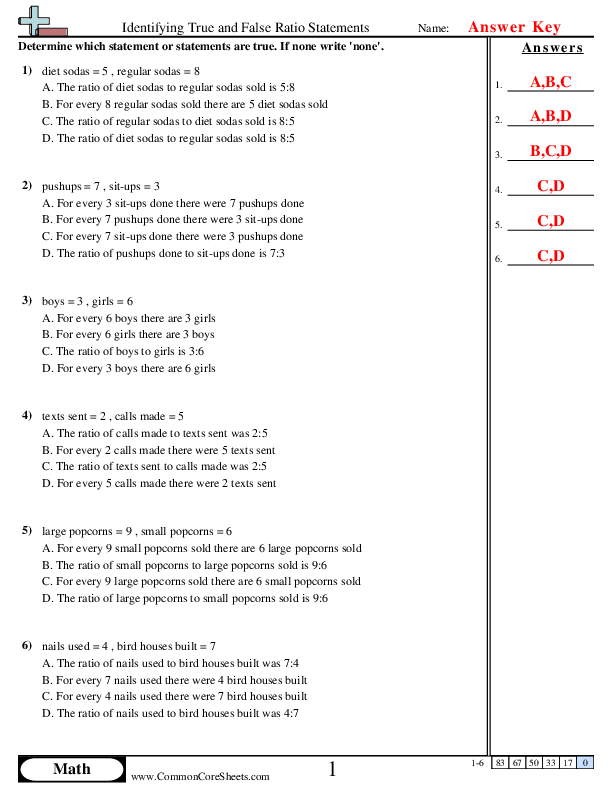  - identifying-true-and-false-ratio-statements worksheet