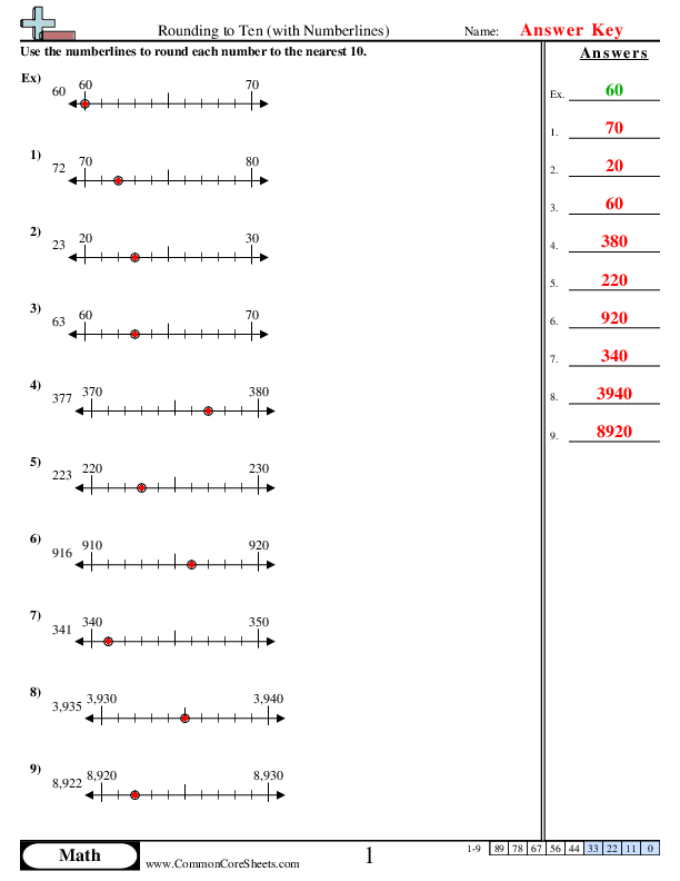  - rounding-to-tens-with-numberline worksheet