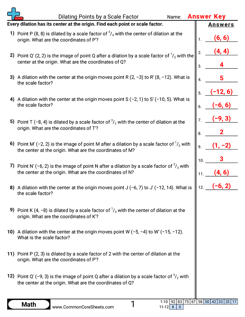 Related worksheet
