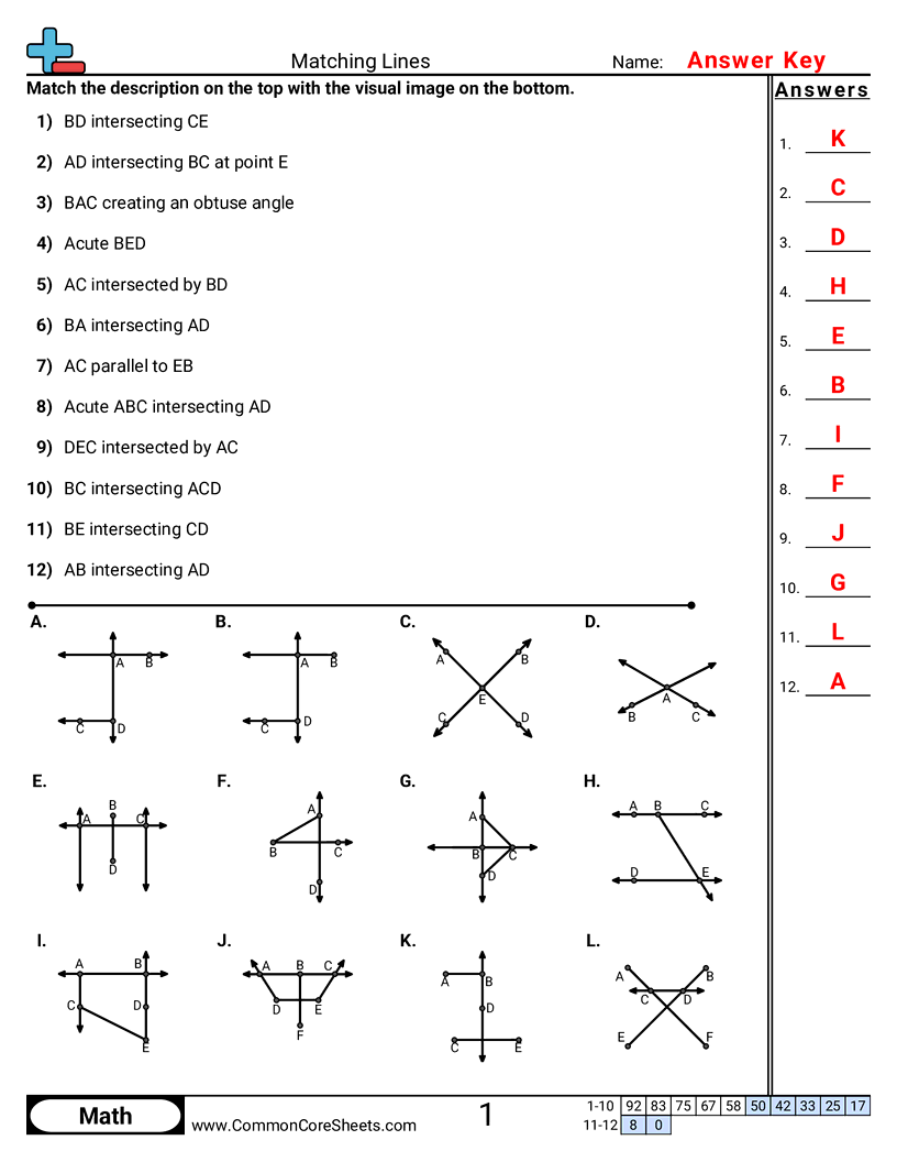 Related worksheet