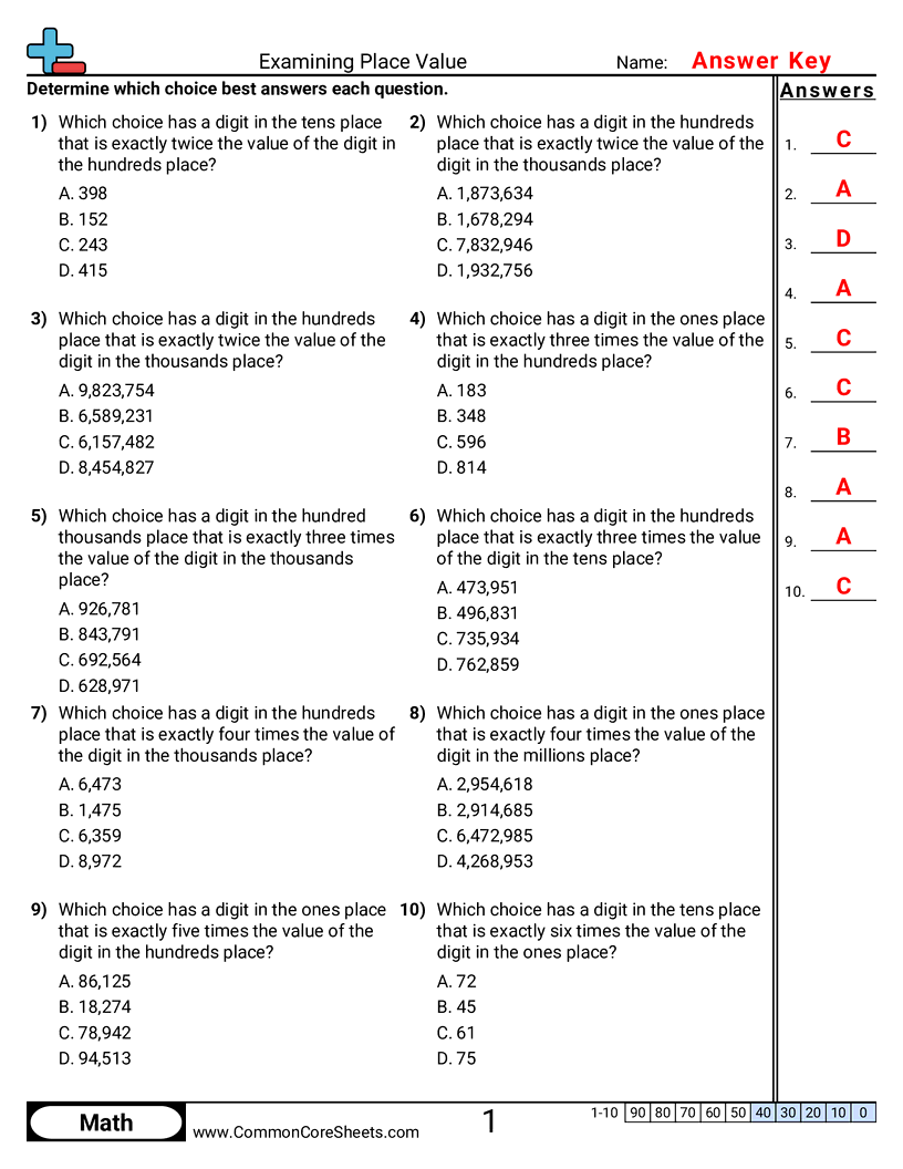 Related worksheet